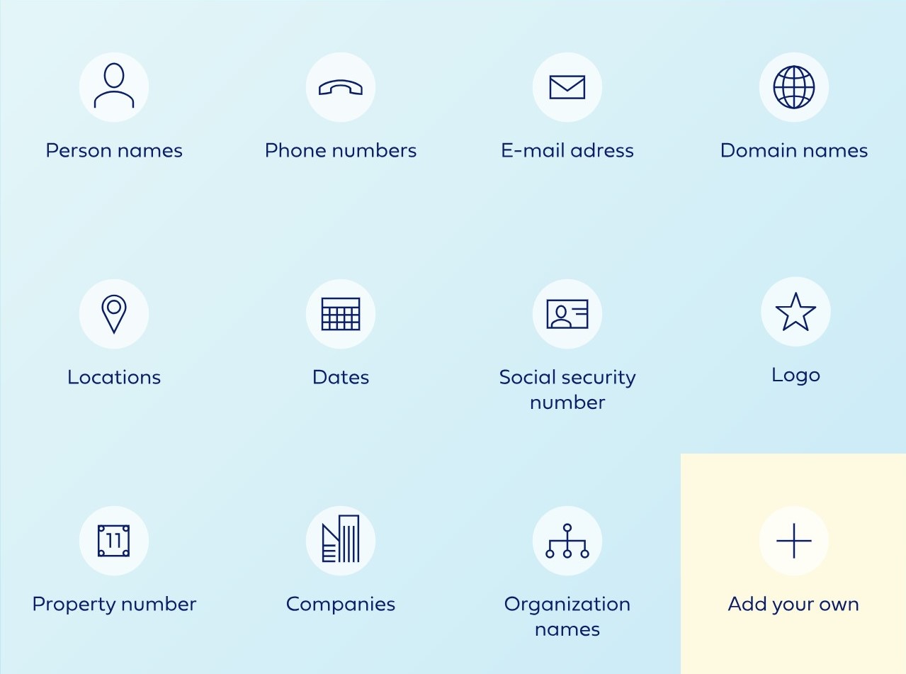 GDPR items